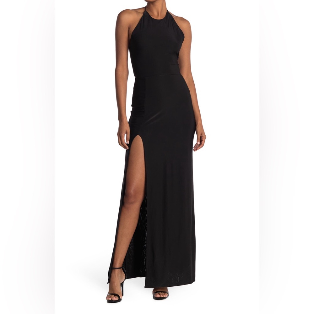Slinky Halter Maxi Dress by Love x Design. Nordstrom